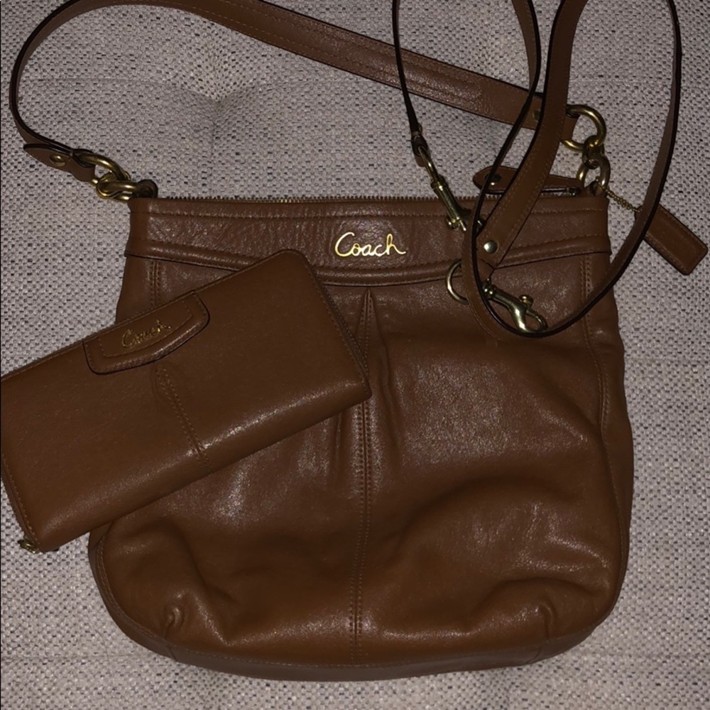 Coach duffle bag and wallet